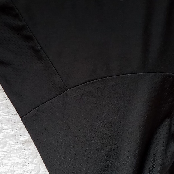 Bebe Sport Size M Logo Black Step Hem Jersey Shirt - Picture 9 of 12